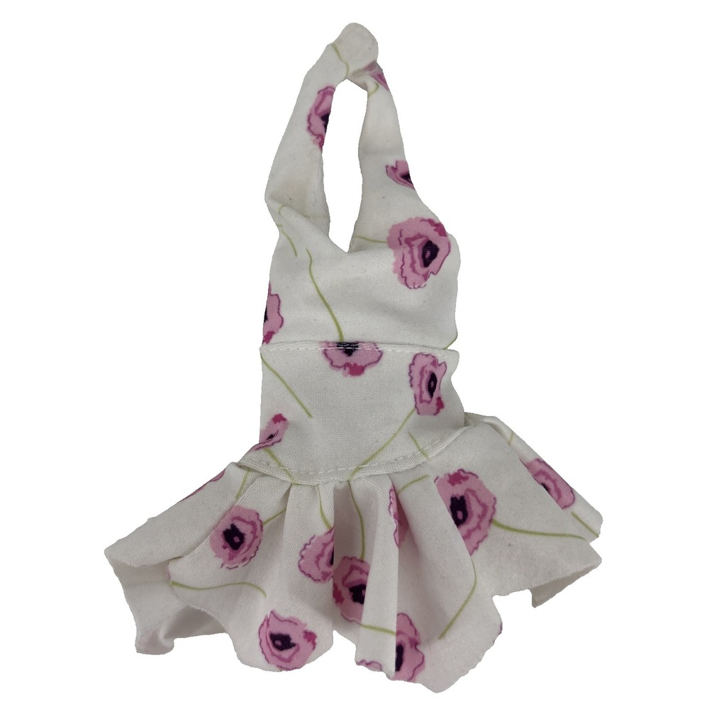 2007‎ Disney Hannah Montana Secret Celebrity Doll White Floral Dress ONLY